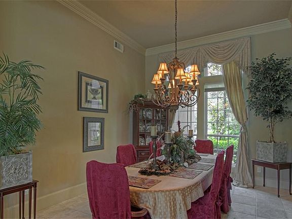 Formal dining room has plenty of room for your large formal diner parties.