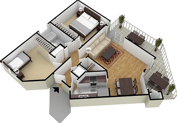 2x1 Floor Plan 2x1 Floor Plan