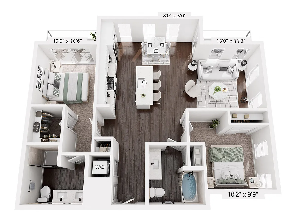 Floor plan B21