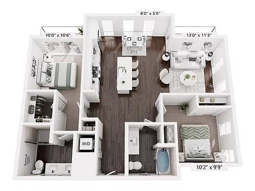 Floor plan B21