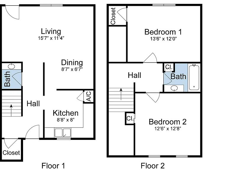 Floorplan for Cedar Creek Townhomes Floorplan for Cedar Creek Townhomes