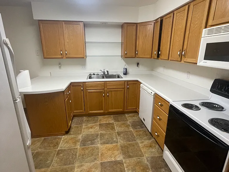 Kitchen from laundry/mud room.
