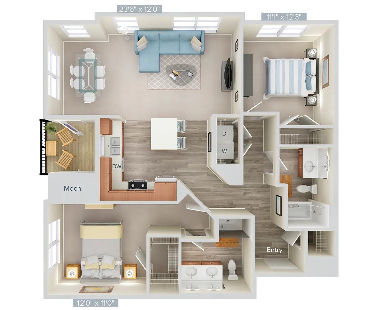 Floor plan B2-1161