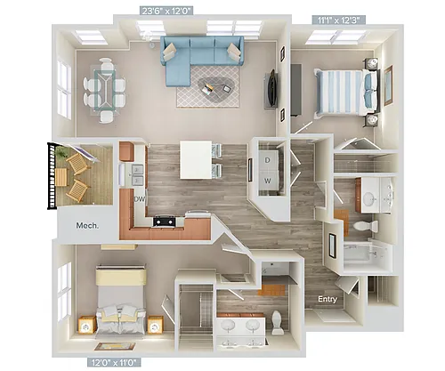 Floor plan B2-1161