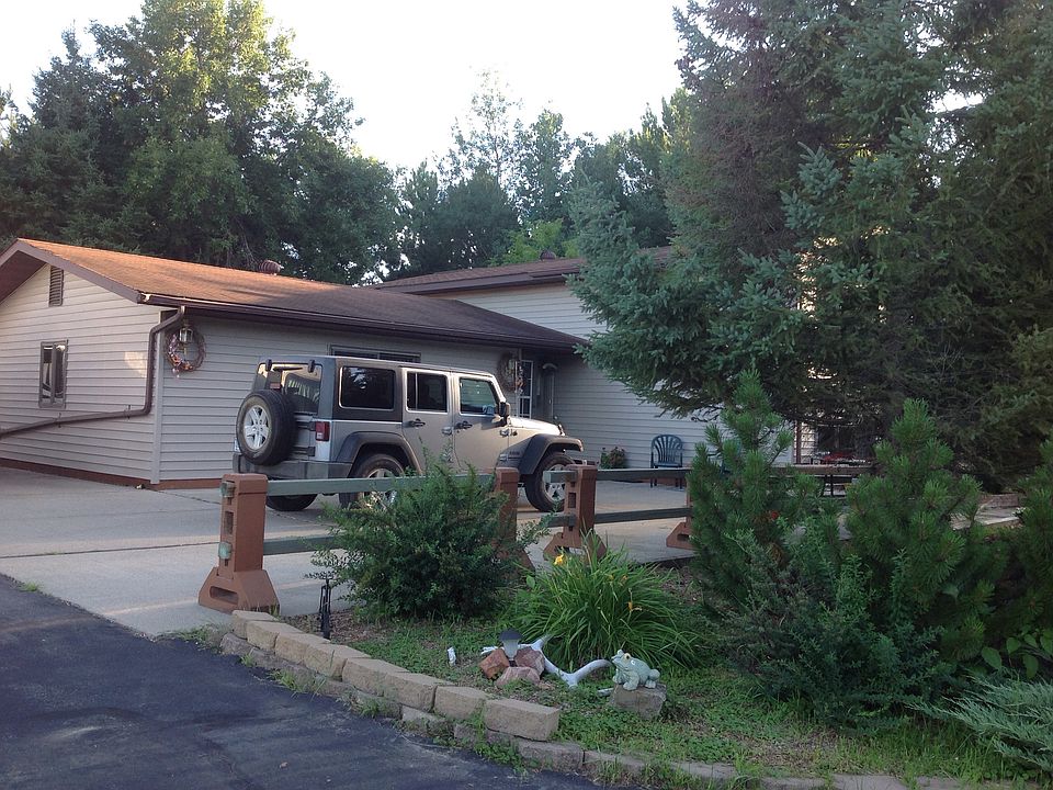 Front of house with cement p