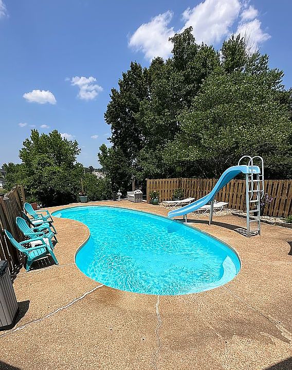 Heated in ground pool