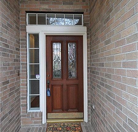 approaching the front door