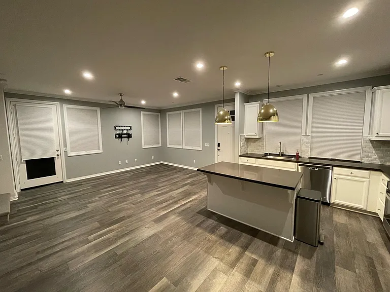 living room/kitchen