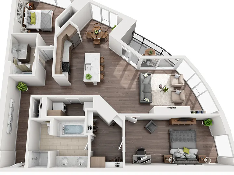 McKenzie - Club D - 2 Beds - 2 Baths - 1523 Sq. ft.