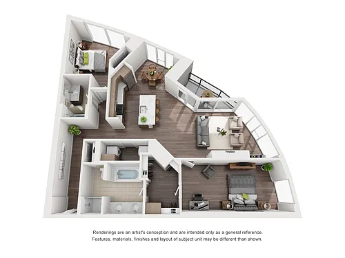 Floor plan Club D