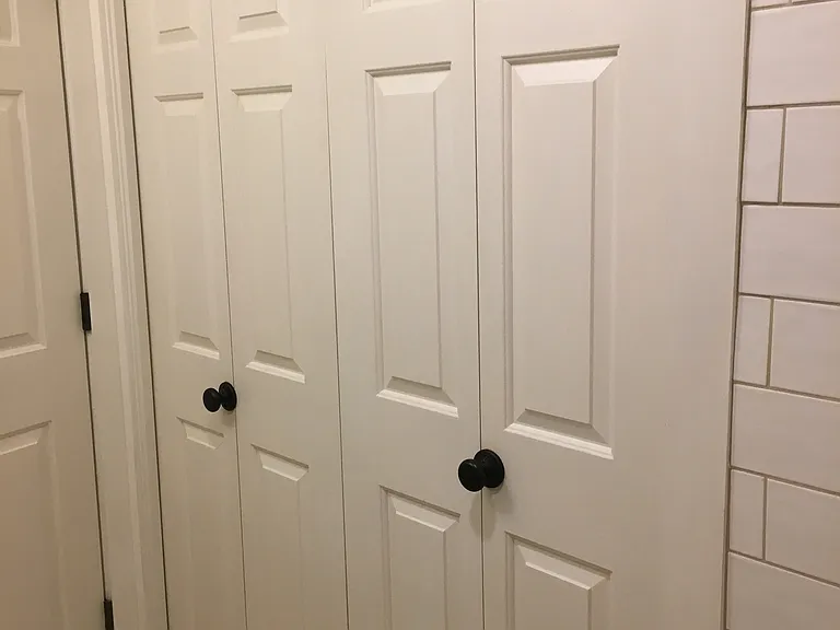 Doors to laundry closet
