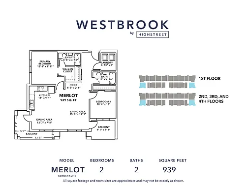 Floor plan Merlot