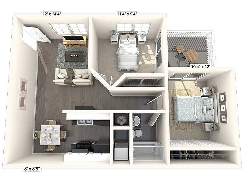 Floor plan The Hibiscus