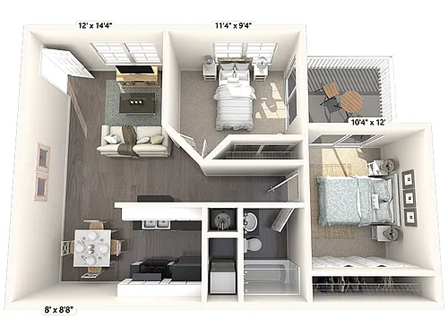 Floor plan The Hibiscus