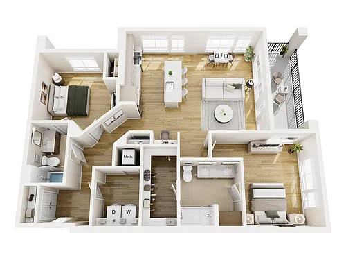 Floor plan B7