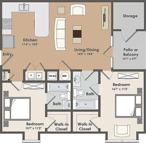Floor plan Urban Canterbury