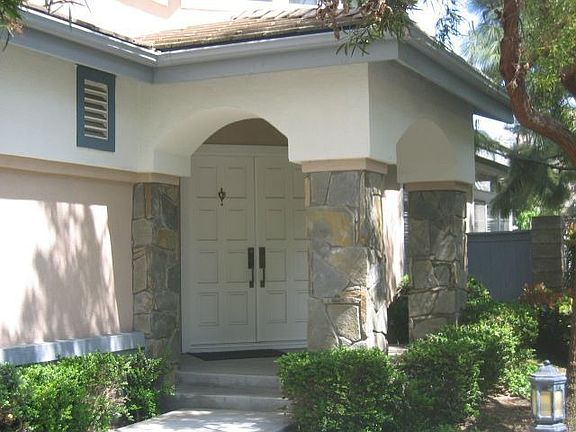 Double doors entry way