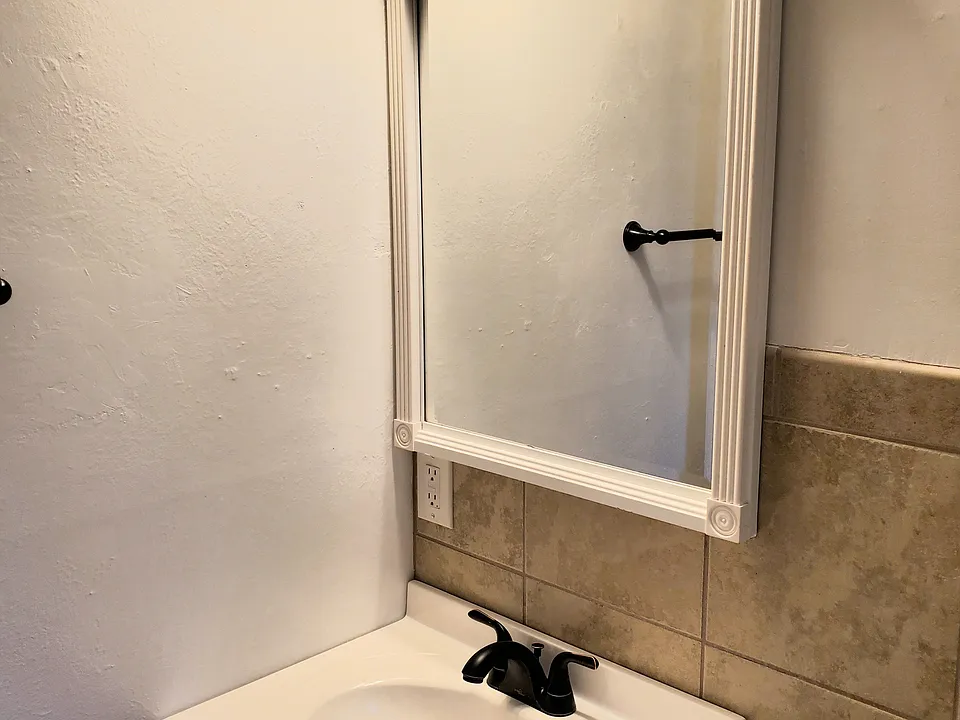 Large Mirror over Bathroom Vanity