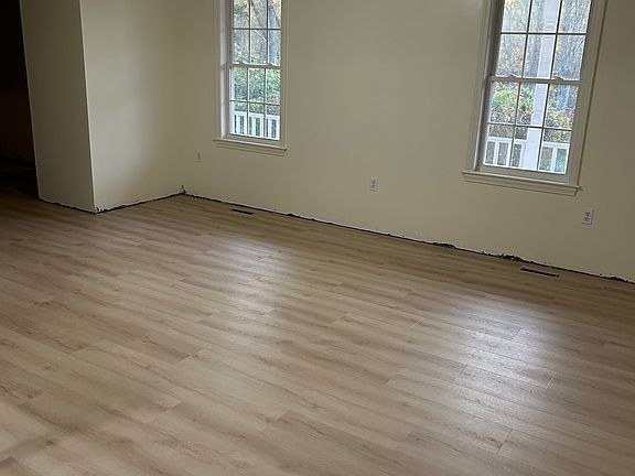New floors and paint living room
