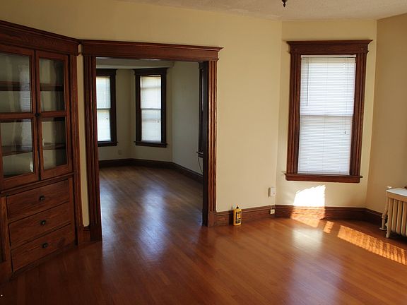 Open living/dining area