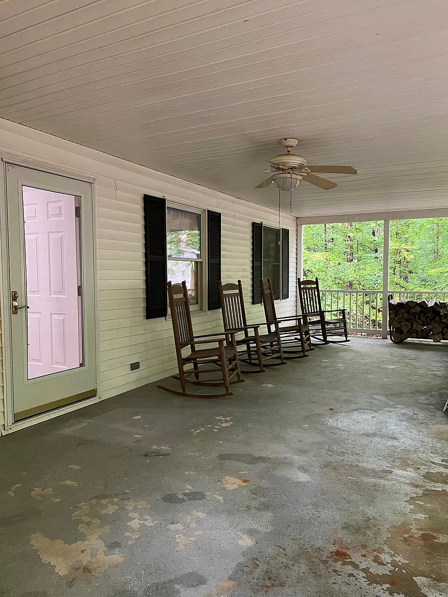 Rocking chairs can be left onsite - 3020 Mount Vernon Church Rd