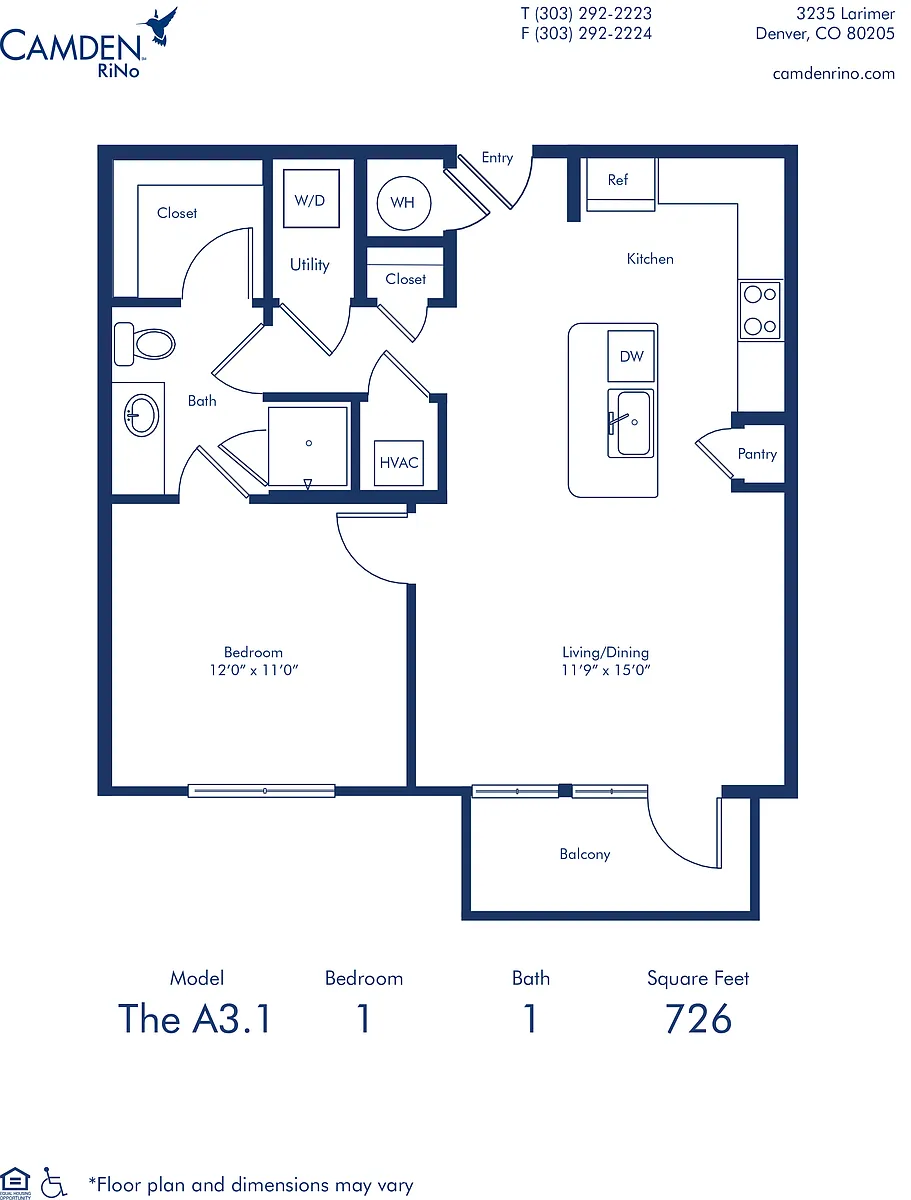 Floor plan The A3.1