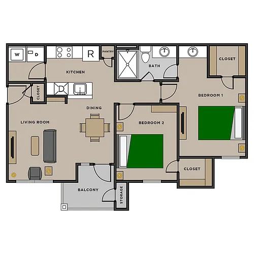 Floor plan B1