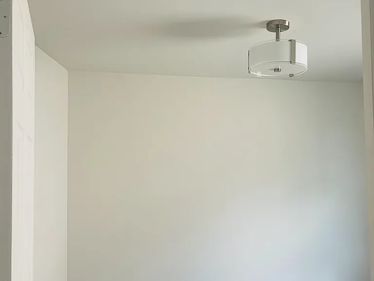 View from the doorway into the smallest bedroom
