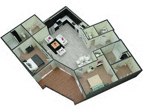 Floor plan The Five Points