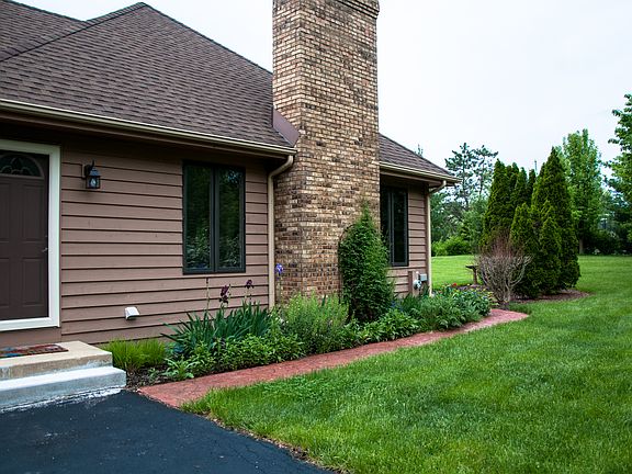 Back door and walkway to pat