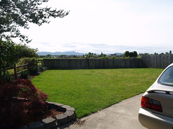 facing west, left front