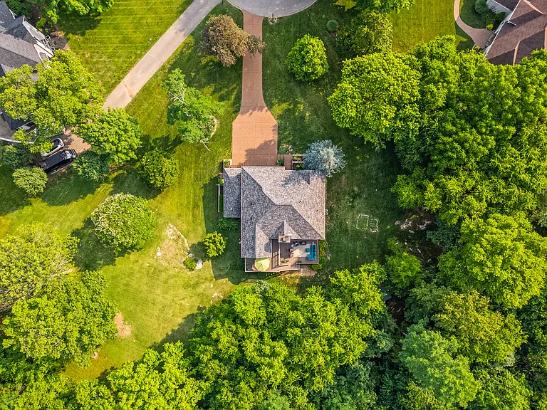 Private, wooded backyard with plenty of space to run & play. We live on a quiet cul-de-sac.