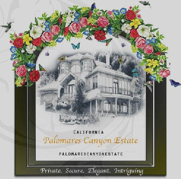 Superior Furnished Accommodations 
 Palomares Canyon Estate Private Secure Intriguing Welcoming