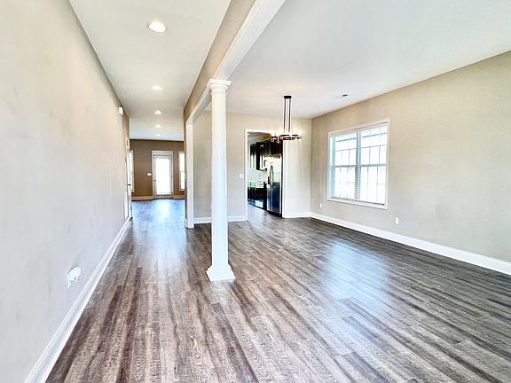 Entry - living and dining rooms on the right