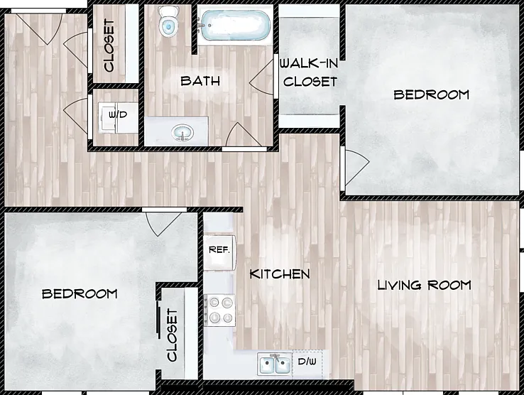 D2 Floorplan Diagram