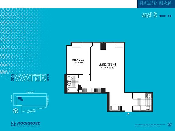 2nd image of 200 Water St APT 1603