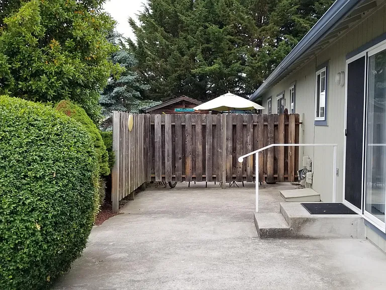 View of the Patio area.
