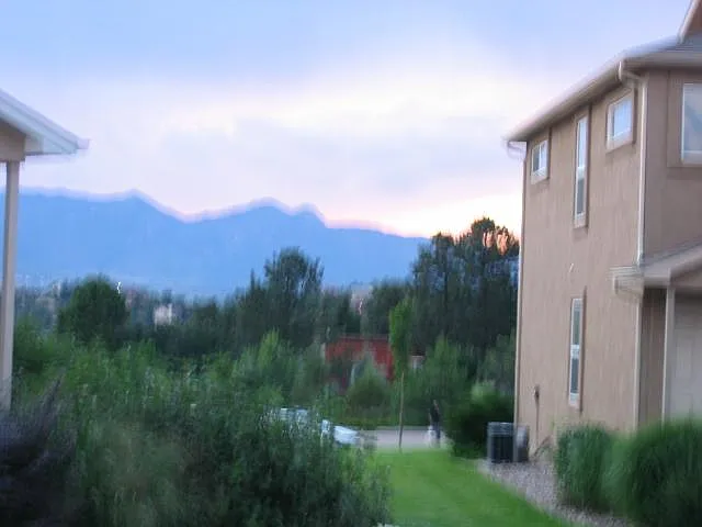 The Colorado Mountain Range, in the background.