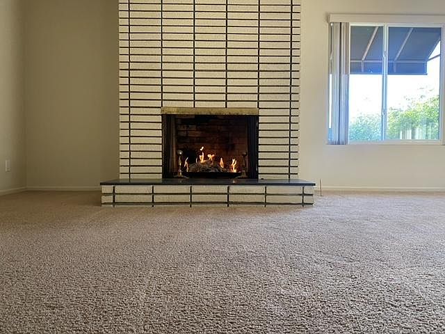 Fireplace in living room