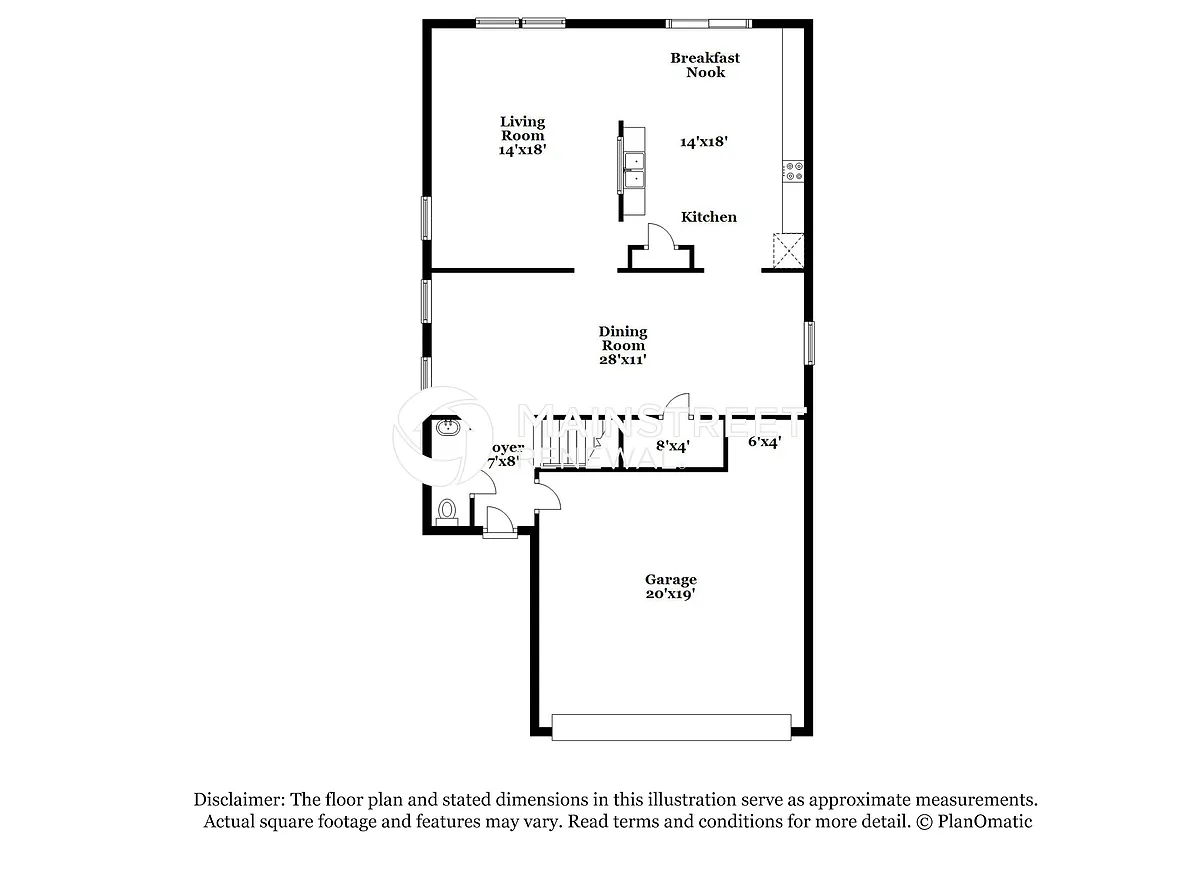 Floor Plan - 3009 Van Dorn Rd