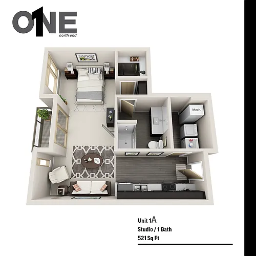Floor plan 1A