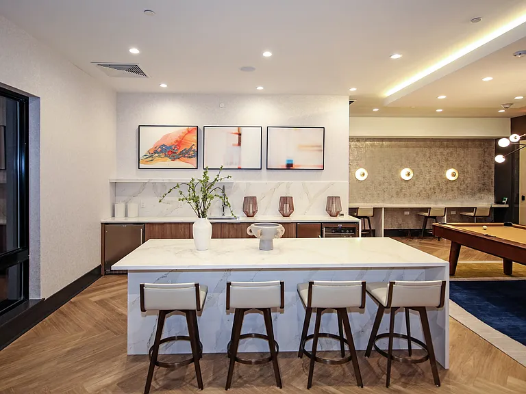 Catering kitchen & pool table