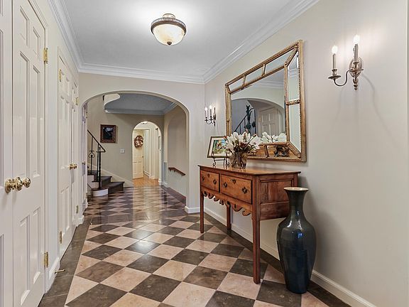 Marbled Foyer Entryway