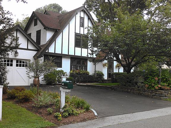side garden and new garage