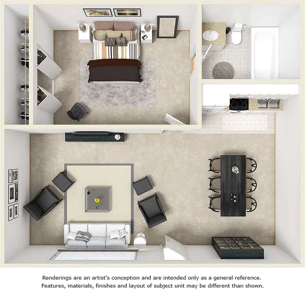 Floor plan Tranquility-New Cabinets and Wood Style Floors