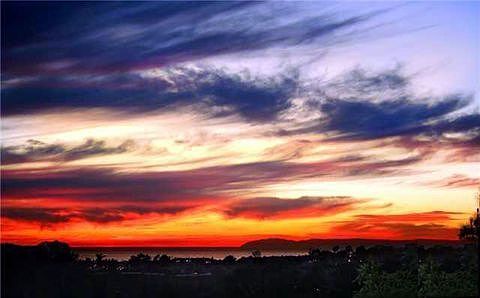 Beautiful sunset skies