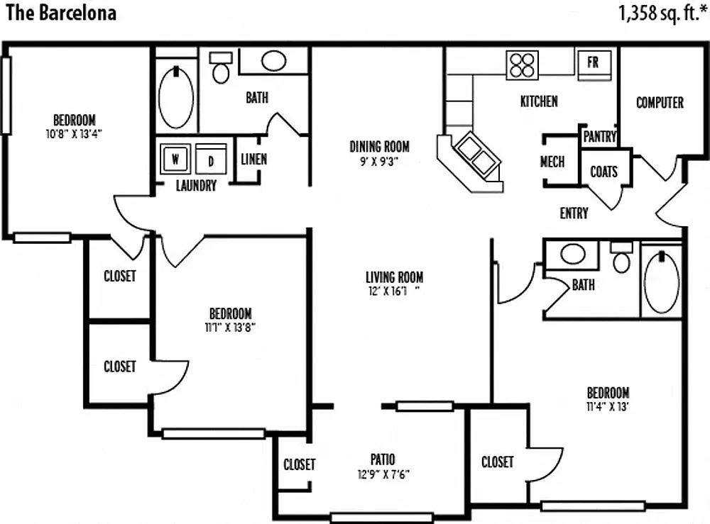 Floor plan Barcelona