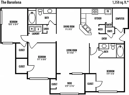 Floor plan Barcelona