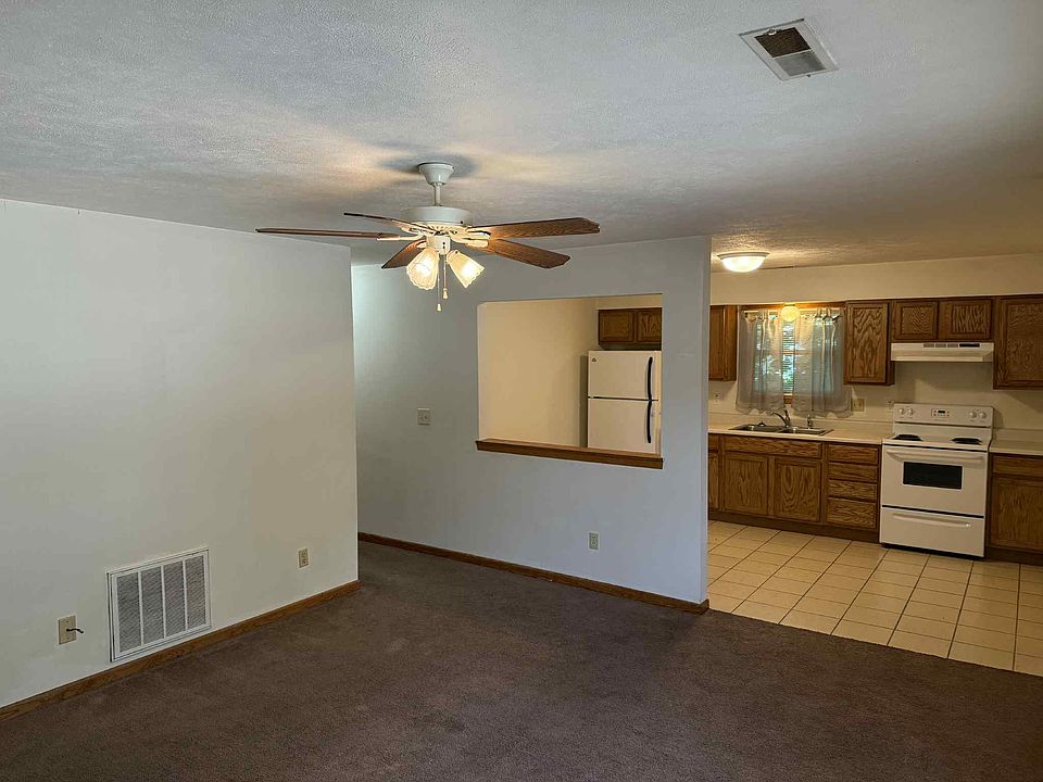 Living room looking towards kitchen