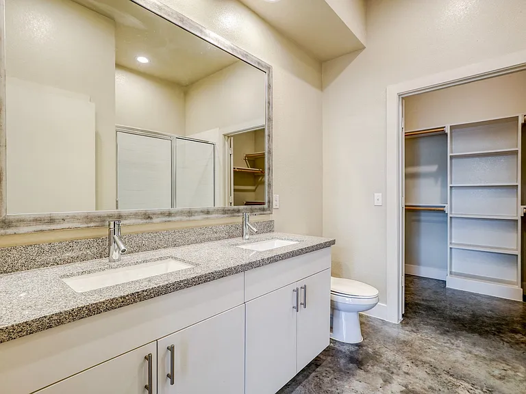 Select residences include double vanity sinks